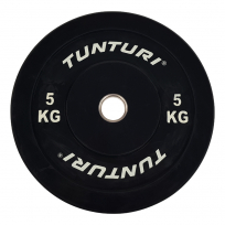 Диск бамперный черный TUNTURI 5 кг