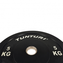 Диск бамперный черный TUNTURI 5 кг