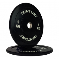 Диск бамперный черный TUNTURI 5 кг
