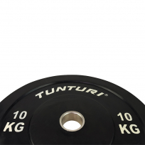 Диск бамперный черный TUNTURI 10 кг