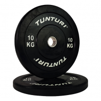 Диск бамперный черный TUNTURI 10 кг