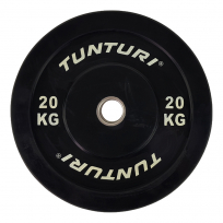 Диск бамперный черный TUNTURI 20 кг
