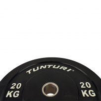 Диск бамперный черный TUNTURI 20 кг