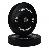 Диск бамперный черный TUNTURI 20 кг