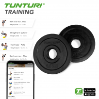 Диск обрезиненный пара TUNTURI 0.5 кг